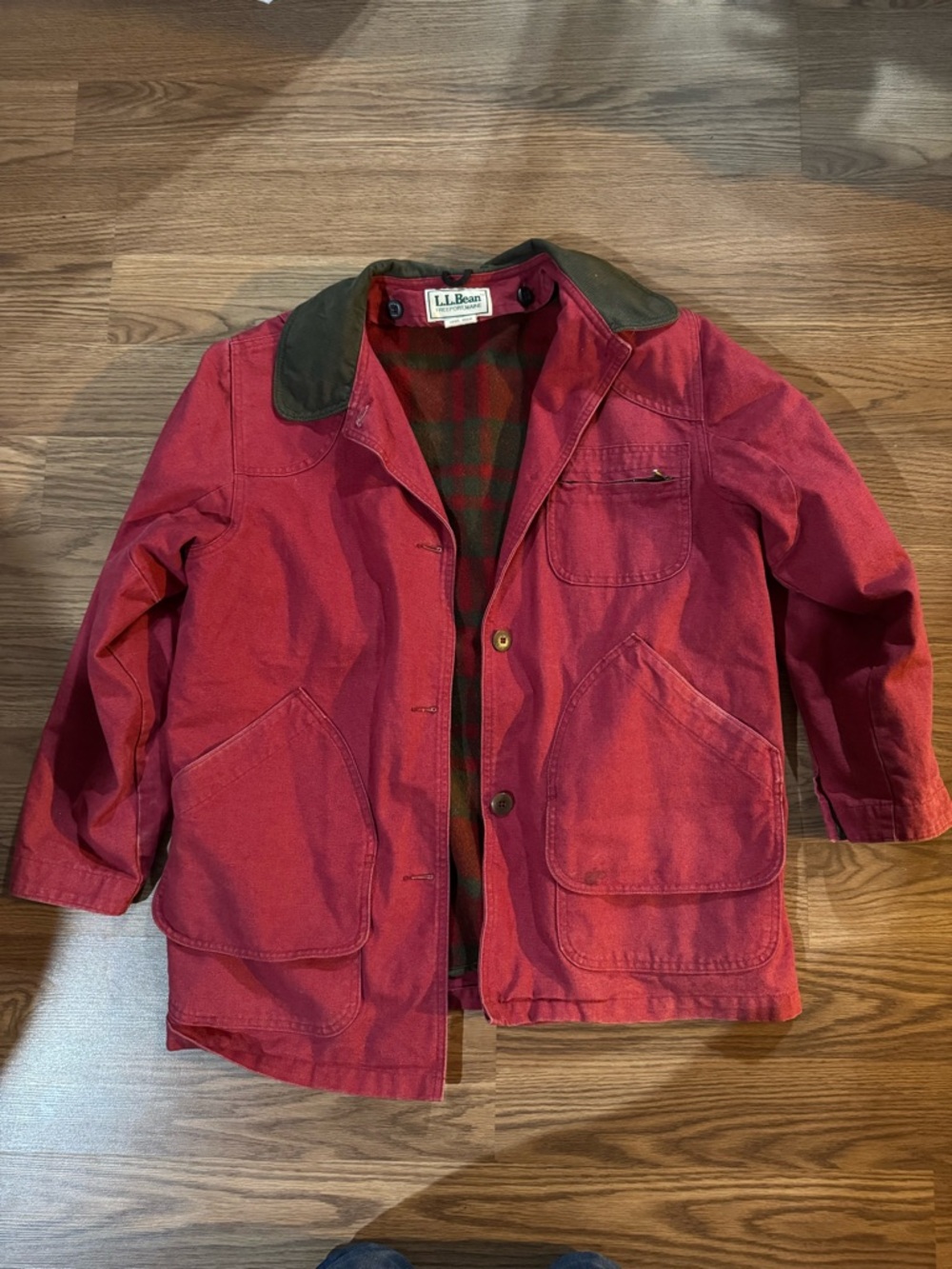 vintage L.L.Bean cotton canvas barn coat or field jacket